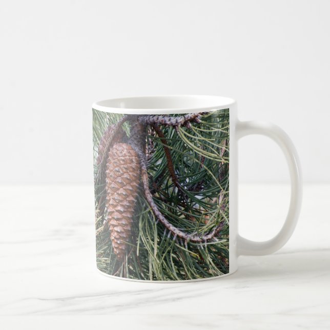 Caneca De Café Pinecone no pinheiro (Direita)