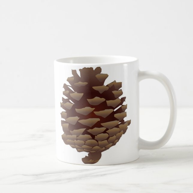 Caneca De Café Pinecone Russo (Direita)