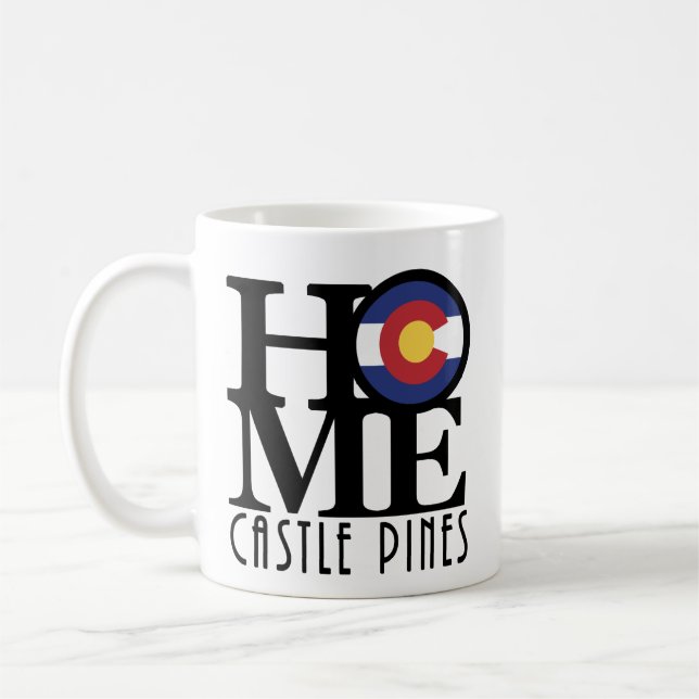 Caneca De Café Pines do castelo DOMÉSTICO 11oz (Esquerda)