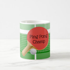 Caneca De Café Ping Pong - Tênis Design Coffee Mug