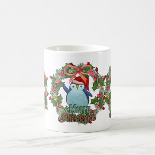 CANECA DE CAFÉ PINGUIA DE NATAL COM FRIO
