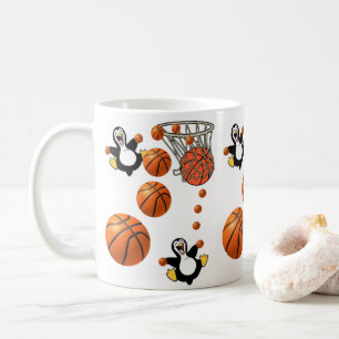 Caneca De Café Pinguim-Basball Net Mug