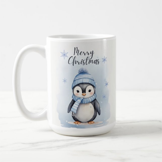 Caneca De Café "Pinguim Bonito" (Esquerda)