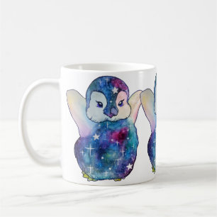 Caneca De Café Pinguim chamado Botão