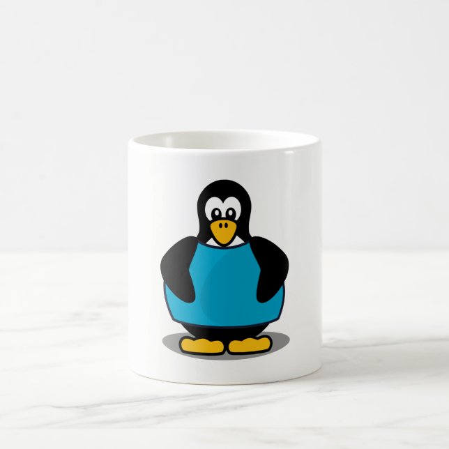 Caneca De Café Pinguim com camisa (Centro)