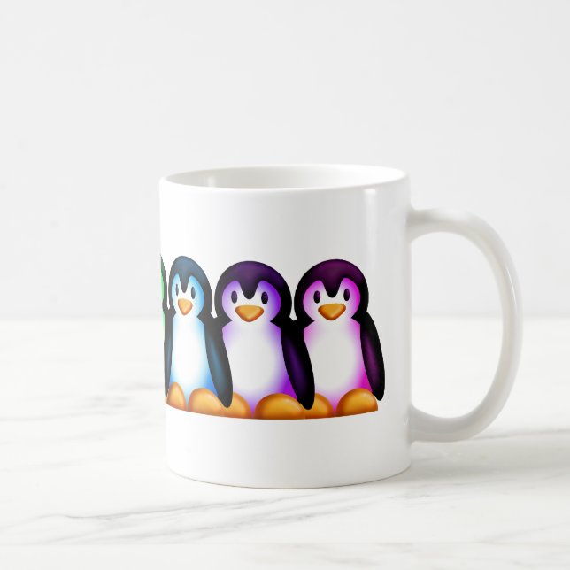 Caneca De Café Pinguim do espectro (Direita)