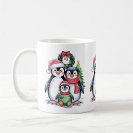 Caneca De Café Pinguim Engraçado Coincrível com o pijama da famíl