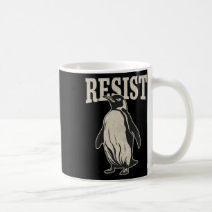 Caneca De Café Pinguim Engraçado Resiste Pinguins Legal