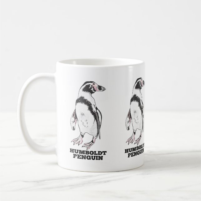 Caneca De Café Pinguim Humboldt (Esquerda)