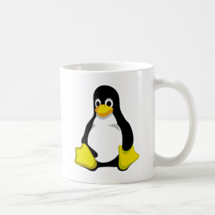 Caneca De Café Pinguim Linux Tux