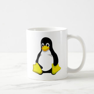 Caneca De Café Pinguim Linux Tux