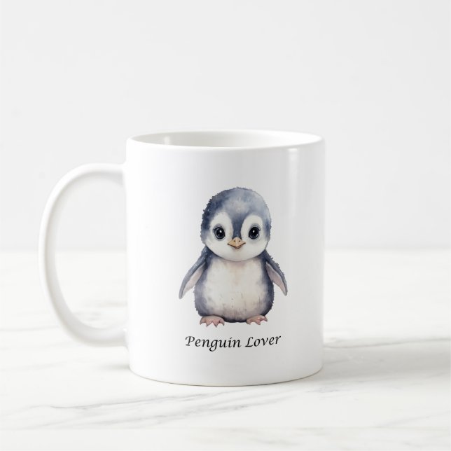 Caneca De Café Pinguim Lover Mug - Pinguim Pinguim (Esquerda)