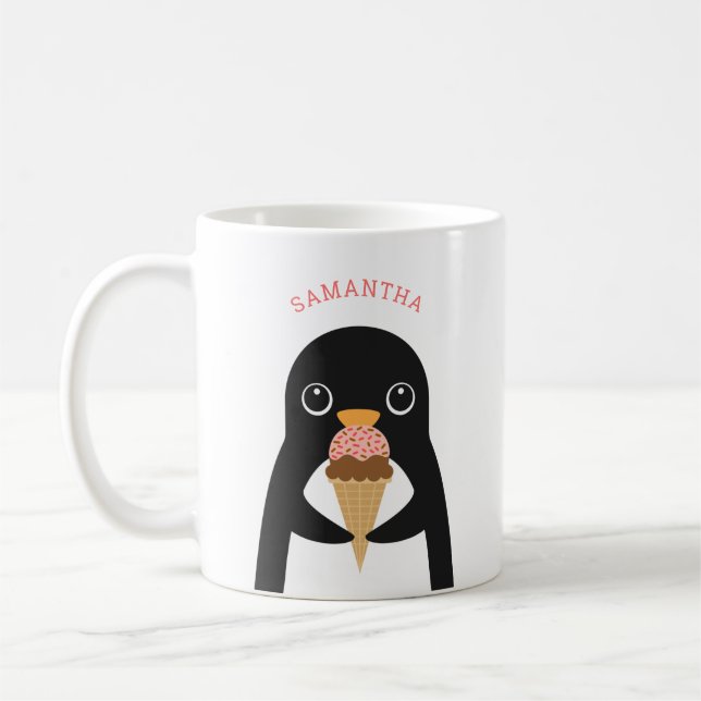 Caneca De Café Pinguim Mugs (Esquerda)