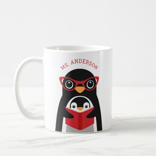 Caneca De Café Pinguim Mugs (Esquerda)