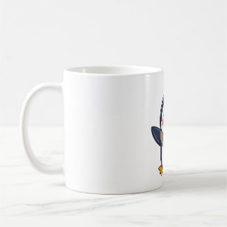Caneca De Café Pinguim na camiseta divertida Scarf