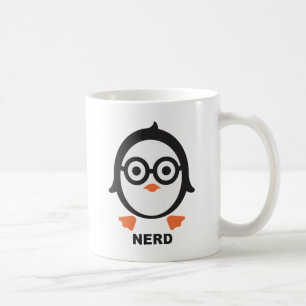Caneca De Café Pinguim - nerd - penguin