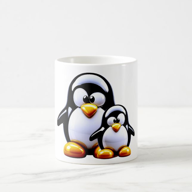 Caneca De Café Pinguim Pai e Filho (Centro)
