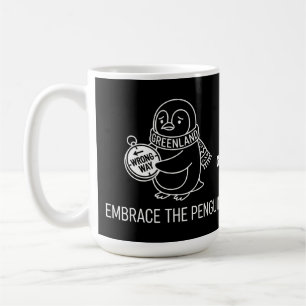Caneca De Café Pinguim Perdido da Groenlândia Embrassa o Caminho