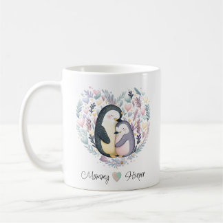 Caneca De Café Pinguim Personalizado Adorando Mug