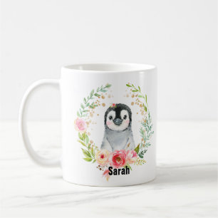 Caneca De Café Pinguim-Pinguim-Bebê-Cura