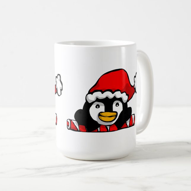 Caneca De Café Pinguim Pinguim-Pimento (Frente Esquerda)