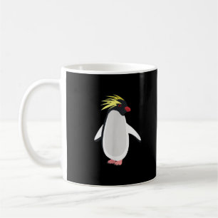 Caneca De Café Pinguim Rockhopper Fofo Animal Antártico Engraçado