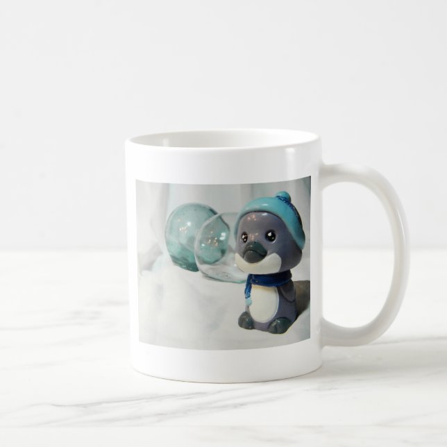 Caneca De Café Pinguim roxo mim (Direita)