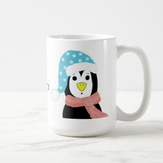 Caneca De Café Pinguim Surpreso - Só Relaxando