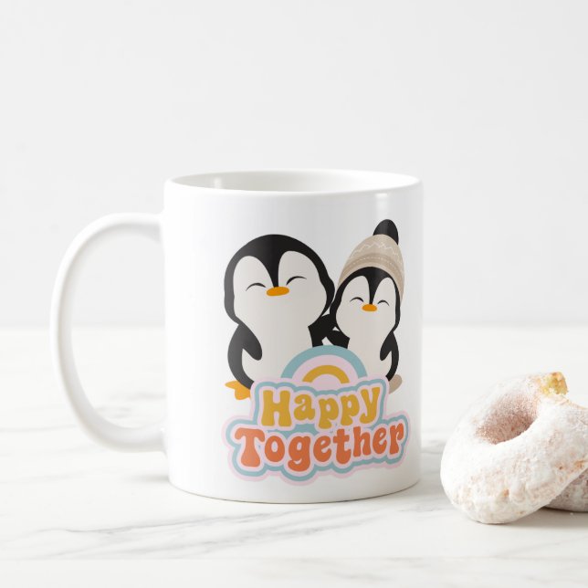 Caneca De Café pinguin Classic Mug (Com Donut)