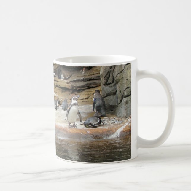 Caneca De Café Pinguins (Direita)