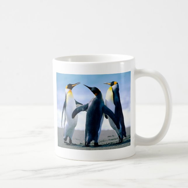 Caneca De Café Pinguins (Direita)