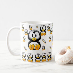 Caneca De Café pinguins