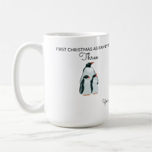 Caneca De Café Pinguins Adoráveis