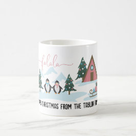 Caneca De Café Pinguins Cachorro de inverno Coffee Mug