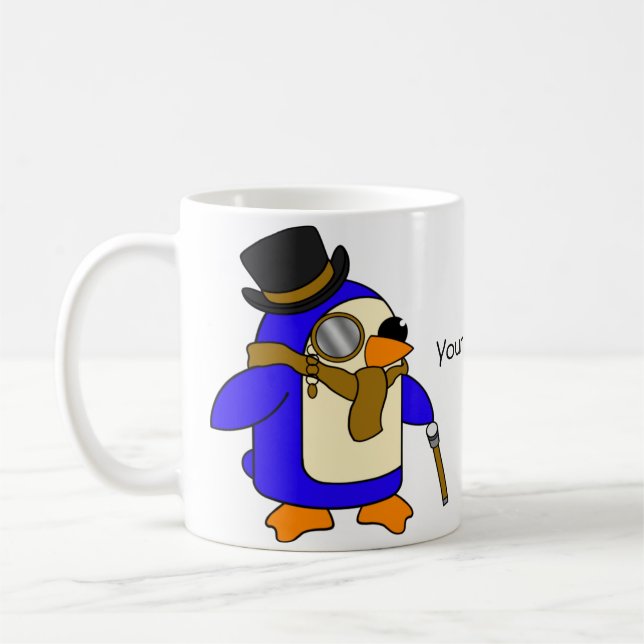 Caneca De Café Pinguins de Posh Brown (Esquerda)