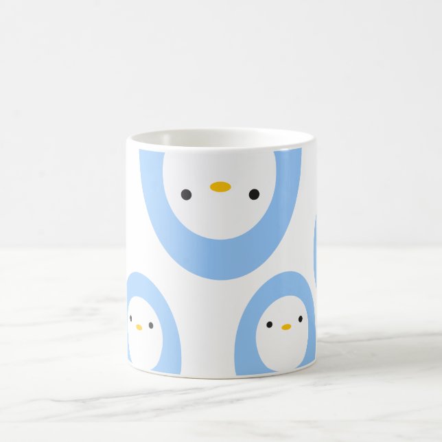 Caneca De Café Pinguins do Peekaboo (Centro)
