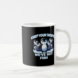 Caneca De Café Pinguins Fofos Mantem Seus Tarifários Ilha De Ping