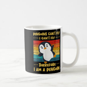 Caneca De Café Pinguins Não Podem Voar Eu Não Posso Voar Portanto
