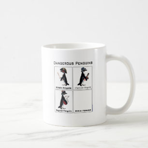 Caneca De Café pinguins perigosos