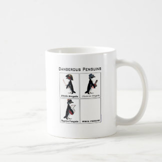 Caneca De Café pinguins perigosos