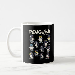 Caneca De Café Pinguins Pinguins Animais do Amor aos Pinguins