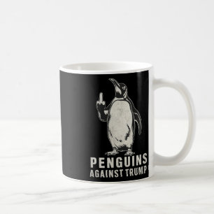 Caneca De Café Pinguins Pinguppers Para Cima Pinguins De Dedo Méd