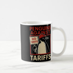 Caneca De Café Pinguins sem tarifas resistem a pinguins protestam