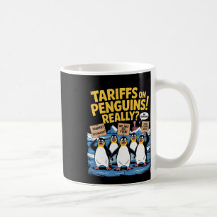 Caneca De Café Pinguins Tarifários Sobe Ouvem Res Engraçadas Da I