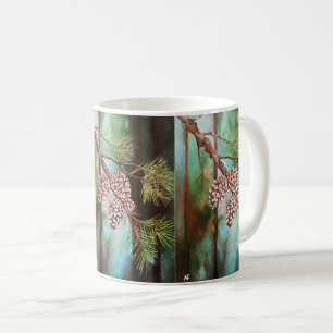 Caneca De Café Pinhas em um Dia de Inverno por Alfred Fox