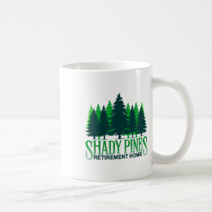 Caneca De Café Pinheiro Shady Pines Árvore de Pinheiro Caminhada