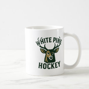 Caneca De Café Pinho Branco Hockey Bucks Faculdade Oficial Vintag