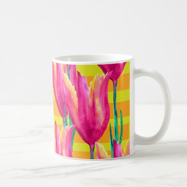 Caneca De Café Pinik Tulips (Direita)