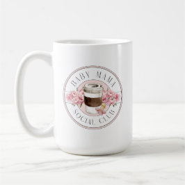 Caneca De Café Pink Baby Mama Social Club
