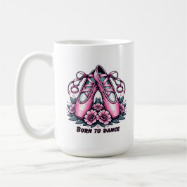 Caneca De Café Pink Ballet Shoes